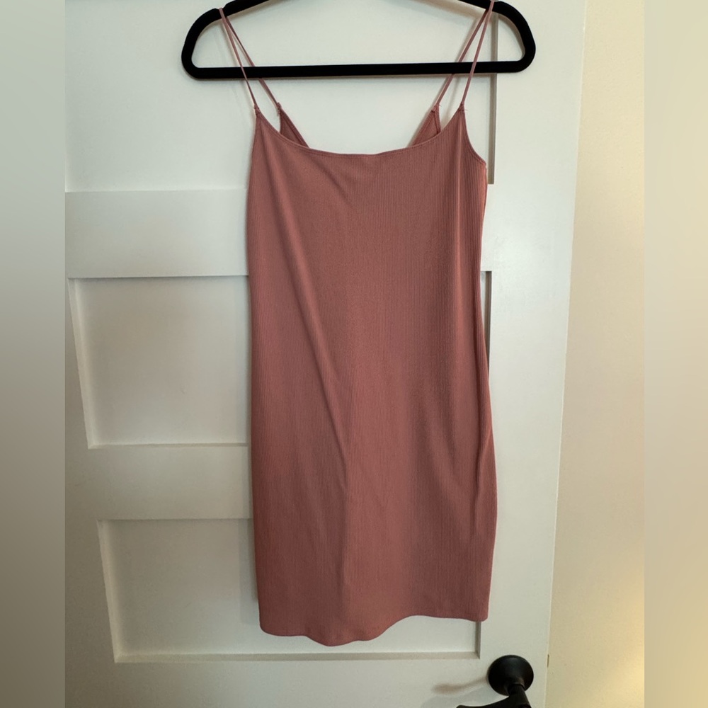 Abercrombie & Fitch Soft Collection Dress in Dusty Rose